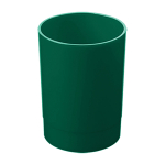 Подставка-стакан СТАММ "Лидер", пластиковая, круглая, зеленая.ПС-30505,351595
