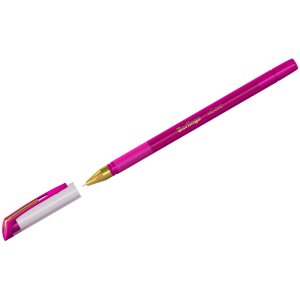 Ручка шариковая Berlingo "xGold" розовая, 0,7мм, игольчатый стержень, грип. CBp_07505,271157 ― Кнопкару. Саранск