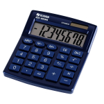 Калькулятор настольный Eleven SDC-805NR-NV, 8 разр., двойное питание, 127*105*21мм, темно-синий.339211