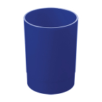 Подставка-стакан СТАММ "Лидер", пластиковая, круглая, синяя.ПС-30504,351594