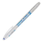 Ручка шариковая масляная PENSAN "Global-21", СИНЯЯ, корпус прозрачный, узел 0,5 мм, линия письма 0,3 мм. 2221,140654 