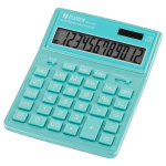 Калькулятор настольный Eleven SDC-444X-GN, 12 разрядов, двойное питание, 155*204*33мм, бирюзовый.339205