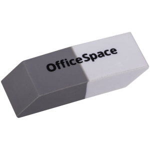 Ластик OfficeSpace, скошенный, комбинированный, термопластичная резина, 41*14*8мм.OBGP_10064, 235542 ― Кнопкару. Саранск