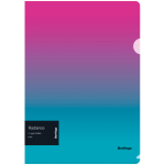 Папка-уголок Berlingo "Radiance", А4, 200мкм, розовый/голубой градиент. LFp_A4002,299394