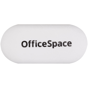 Ластик OfficeSpace "FreeStyle", овальный, термопластичная резина, 60*28*12мм.OBGP_10103,235540 ― Кнопкару. Саранск