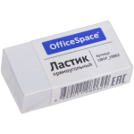 Ластик OfficeSpace, прямоугольный, термопластичная резина, картонный футляр, 38*20*10мм.OBGP_10062, 235541
