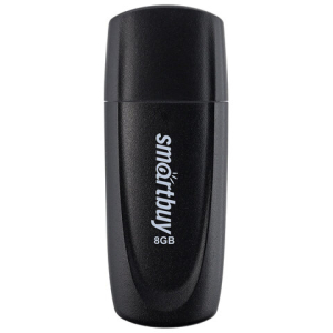 Флеш-диск 8 GB SMARTBUY Scout USB 2.0, черный, SB008GB2SCK. 513758 ― Кнопкару. Саранск