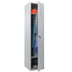 Шкаф металлический для одежды ПРАКТИК "LS-11-40D", 2 отделения, 1830х418х500 мм, 24 кг, разборный. 290548