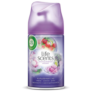 Сменный баллон 250 мл, AIRWICK LifeScents "Волшебный сад", для автоматических освежителей, универсальный. 601849 ― Кнопкару. Саранск