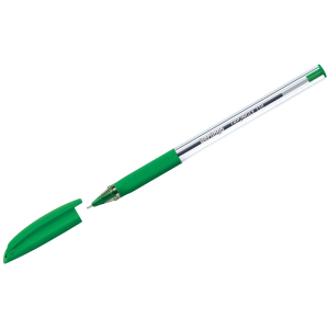 Ручка шариковая Berlingo "Triangle 110" зеленая, 0,7мм, трехгран., грип. CBp_07113,271150 ― Кнопкару. Саранск
