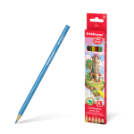 Пластиковые цветные карандаши трехгранные ErichKrause ArtBerry 6 цветов.53352