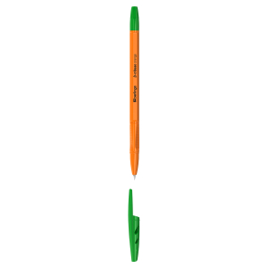 Ручка шариковая Berlingo "Tribase Orange" зеленая, 0,7мм. CBp_70914,265894 ― Кнопкару. Саранск