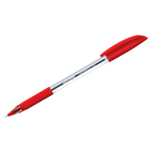 Ручка шариковая Berlingo "Triangle 110" красная, 0,7мм, трехгран., грип. CBp_07112,235724 ― Кнопкару. Саранск