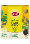 Чай черный Lipton Earl Grey 100 пакетиков по 2 г с ярлычками.30210