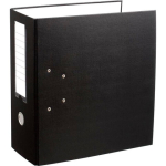 Папка-регистратор с двумя арочными механизмами (до 800 листов), покрытие ПВХ, 125 мм, черная. 226053