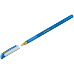 Ручка шариковая Berlingo "xGold" голубая, 0,7мм, игольчатый стержень, грип. CBp_07506,271158