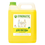 Гель для мытья посуды антибактериальный 5 л, SYNERGETIC "Лимон". 103500, 605560