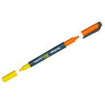 Текстовыделитель двусторонний желтый/оранжевый, 0,5-4мм Berlingo "Textline HL220". Арт.T2035
