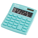 Калькулятор настольный Eleven SDC-805NR-GN, 8 разр., двойное питание, 127*105*21мм, бирюзовый.339210