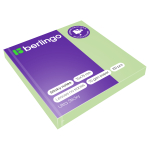 Самоклеящийся блок Berlingo "Ultra Sticky", 75*75мм, 100л., пастель, зеленый. LSn_39206,270293