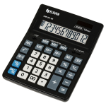 Калькулятор настольный Eleven Business Line CDB1201-BK, 12 разрядов, двойное питание, 155*205*35мм, черный.339192