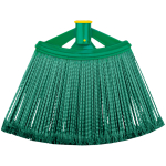Метла OfficeClean, для улицы, веерная, плоская распушенная, с деревянным черенком 120см.321505