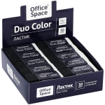 Ластик OfficeSpace "Duo Color", прямоугольный, ECO-ПВХ, 59*21*10мм.ER_45453, 339151