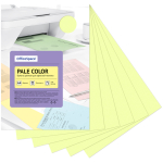 Бумага цветная OfficeSpace "Pale Color", А4, 80г/м², 100л., (желтый).PC_38232, 315729