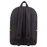 Рюкзак STAFF TRIP универсальный, 2 кармана, черный с салатовыми деталями, 40x27x15,5 см. 270788