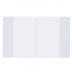 Обложка ПП для тетради и дневника ПИФАГОР прозрачная, плотная, 210х350 мм, 60 мкм. 223075 