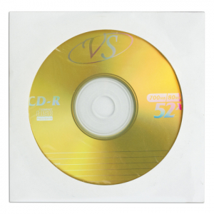 Диск CD-R VS, 700 Mb, 52х, бумажный конверт. Арт.511554 ― Кнопкару. Саранск