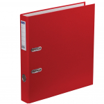 Папка-регистратор OfficeSpace, 50мм, бумвинил, с карманом на корешке, красная. 162572
