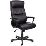 Кресло руководителя Helmi HL-Е28 "Approved", экокожа черная. 297332