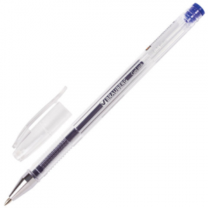 Ручка гелевая синяя 0,5мм BRAUBERG "Jet" Арт. 141019 ― Кнопкару. Саранск