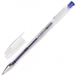 Ручка гелевая синяя 0,5мм BRAUBERG "Jet" Арт. 141019