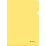 Папка-уголок А4 180мкм, прозрачная желтая Berlingo. Арт. AGp_04105