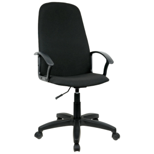 Кресло руководителя Helmi HL-E79 "Elegant" LTP, ткань черная, пиастра. 344268 ― Кнопкару. Саранск