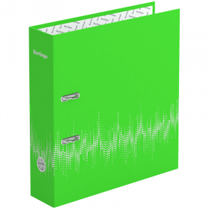 Папка-регистратор 70 мм, ламинированная, неон зеленая Berlingo "Neon". Арт. AMl70802 ― Кнопкару. Саранск