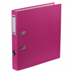 Папка-регистратор OfficeSpace, 50мм, бумвинил, с карманом на корешке, розовая. 289632