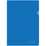 Папка-уголок А4 180мкм, прозрачная синяя Berlingo. Арт. AGp_04102