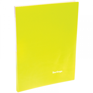 Папка c зажимом Berlingo "Neon", 17мм, 700мкм, неоновая желтая. ACp_01803, 239868 ― Кнопкару. Саранск
