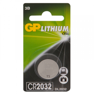 Батарейка GP CR2032 (DL2032) литиевая BC1. GP CR2032-7CR1/CR2032-2CRU1/17040 ― Кнопкару. Саранск