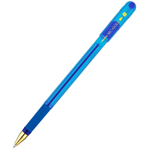 Ручка шариковая MunHwa "MC Gold" синяя, 1,0мм, грип, штрих-код. BMC10-02, 229551 ― Кнопкару. Саранск