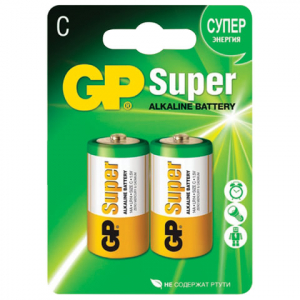 Батарейка GP Super C (LR14) 14A алкалиновая, BC2. GP 14A-2CR2 ― Кнопкару. Саранск
