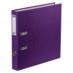 Папка-регистратор OfficeSpace, 50мм, бумвинил, с карманом на корешке, фиолетовая. 270113