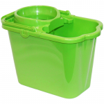 Ведро пластиковое Idea, прямоугольное, отжим, ярко-зеленый, 9,5л. М 2421, 301312