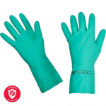 Перчатки резиновые прочные Vileda Professional "Многоцелевые", M, зеленые. Арт.116607