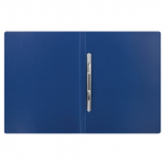 Папка с металлическим скоросшивателем STAFF, синяя, до 100 листов, 0,5 мм. 229224