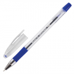 Ручка шариковая масляная с грипом BRAUBERG "Model-XL" ORIGINAL, СИНЯЯ, узел 0,7 мм, линия письма 0,35 мм. 143242