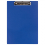 Папка-планшет BRAUBERG "NUMBER ONE A4", с верхним прижимом, А4, 22,8х31,8 см, синяя. Арт. 232217